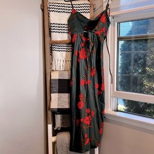 Hello Molly Full Length Silk Floral Dress